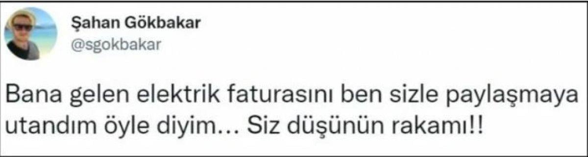 Ünlü isimlerden peş peşe zam ve fatura tepkileri