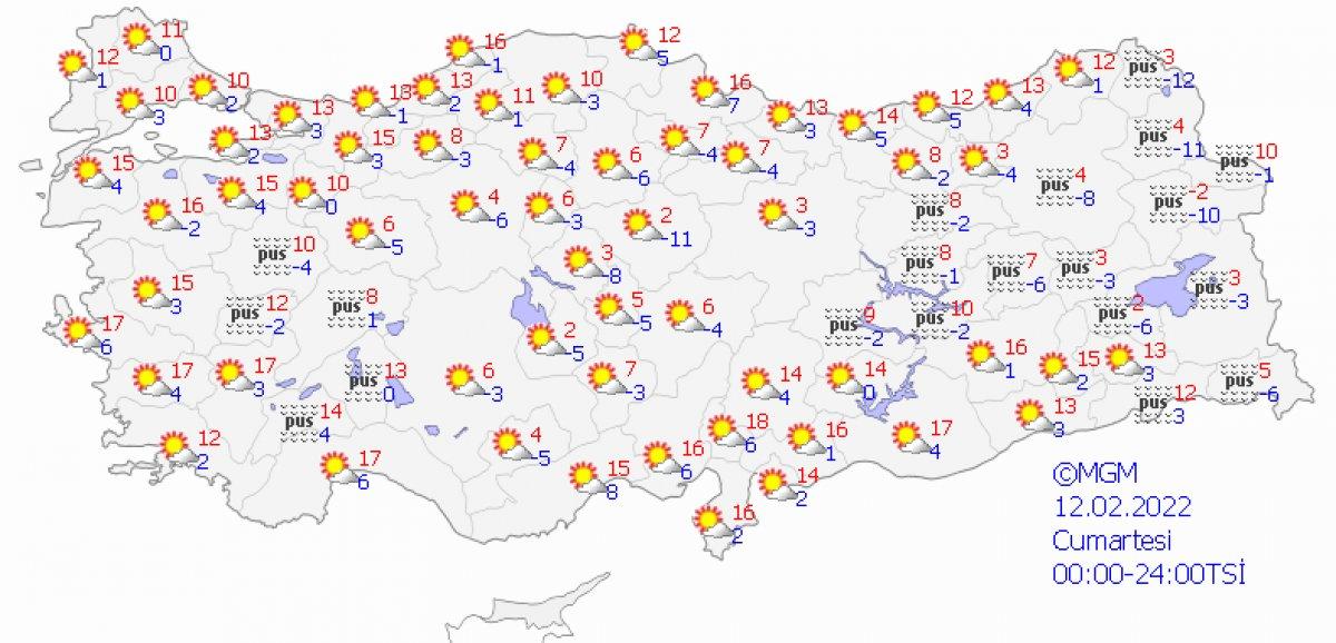 Meteoroloji 55 kente, sarı ve turuncu kod uyarısı yaptı