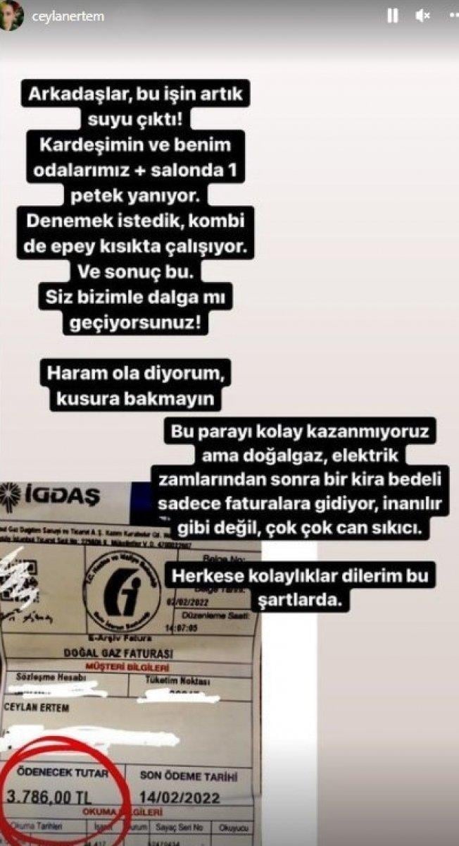 Ünlü isimlerden peş peşe zam ve fatura tepkileri