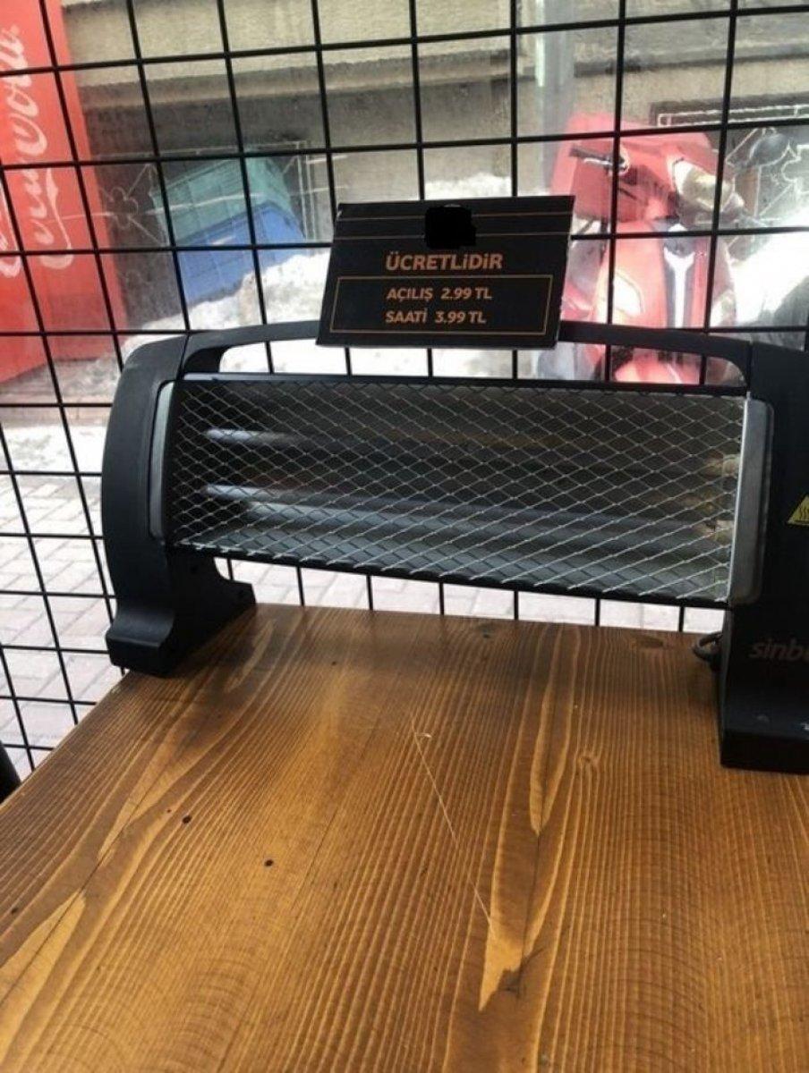 Elektrik fiyatlarında artış, kafeleri ısıtıcılardan ücret almaya itti