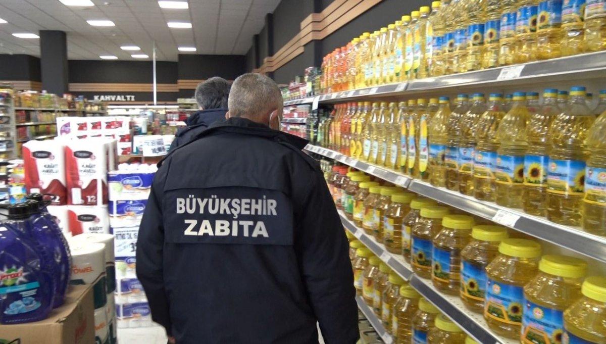 Malatya'da marketlere etiket denetimi