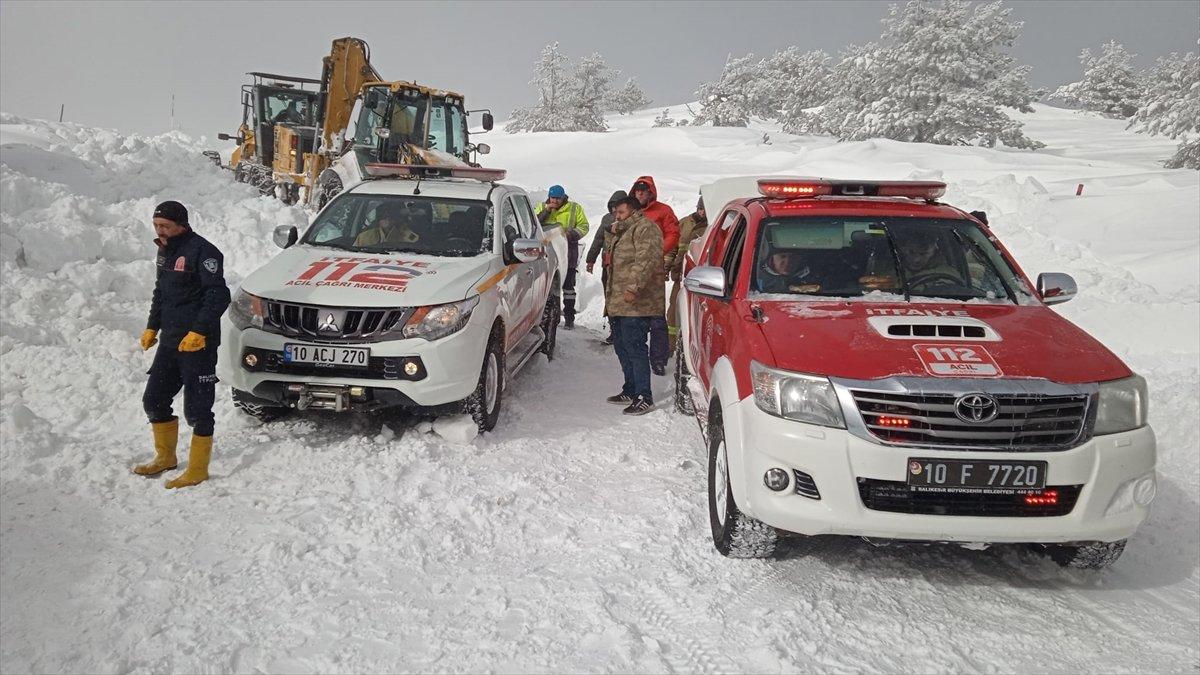 Kaz Dağları'nda mahsur kalan 21 kişi kurtarıldı