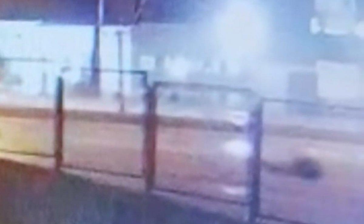 Bursa'da caddeden karşıya geçen kadının feci ölümü kamerada