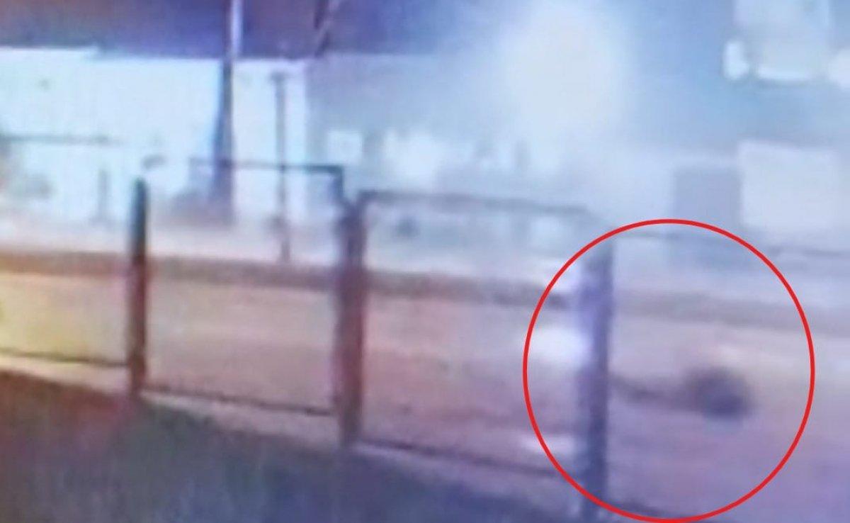 Bursa'da caddeden karşıya geçen kadının feci ölümü kamerada