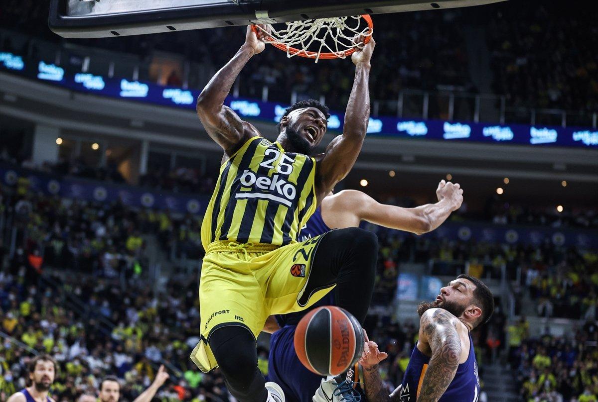 Fenerbahçe EuroLeague'de Real Madrid'i yendi