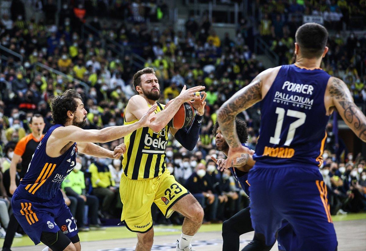Fenerbahçe EuroLeague'de Real Madrid'i yendi