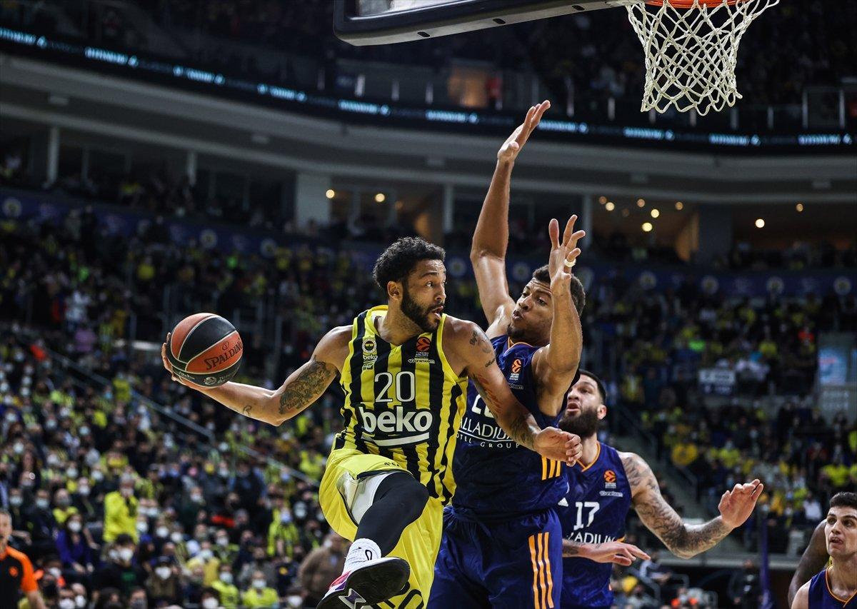 Fenerbahçe EuroLeague'de Real Madrid'i yendi