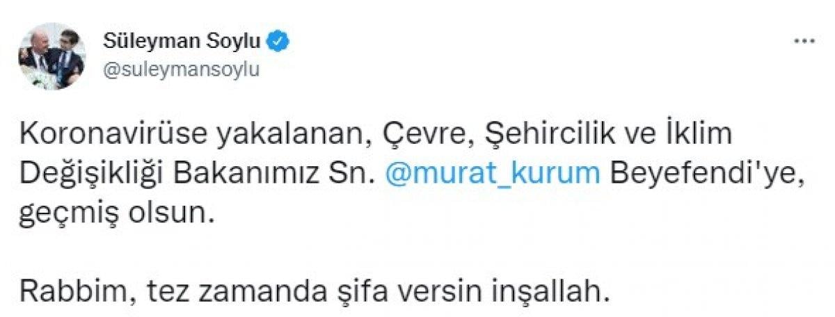 Murat Kurum koronavirüse yakalandı