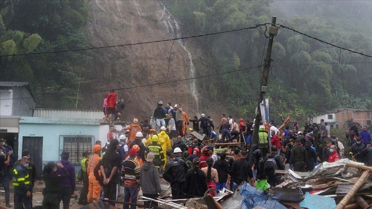 Kolombiya'da toprak kayması: 14 ölü