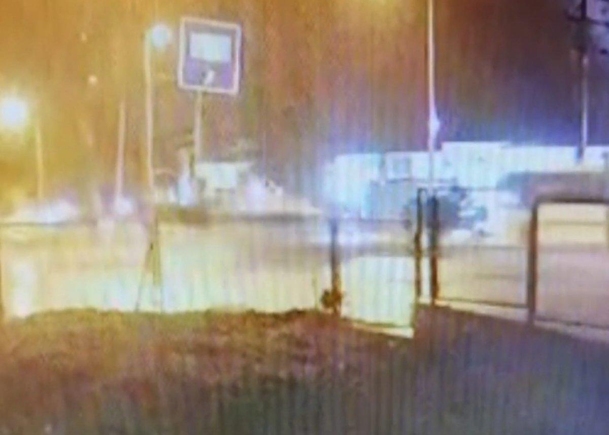 Bursa'da caddeden karşıya geçen kadının feci ölümü kamerada