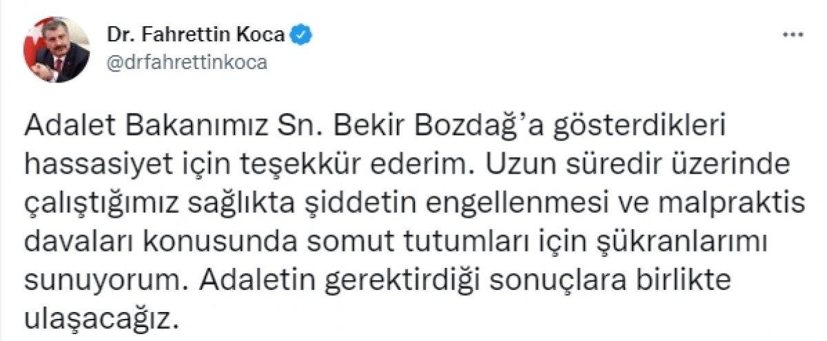 Bekir Bozdağ: Sağlıkta şiddette yeni adımlar atacağız