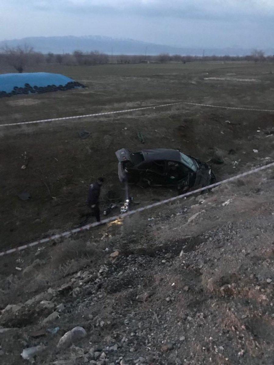 Elazığ’da feci kaza: 2 ölü, 2 yaralı