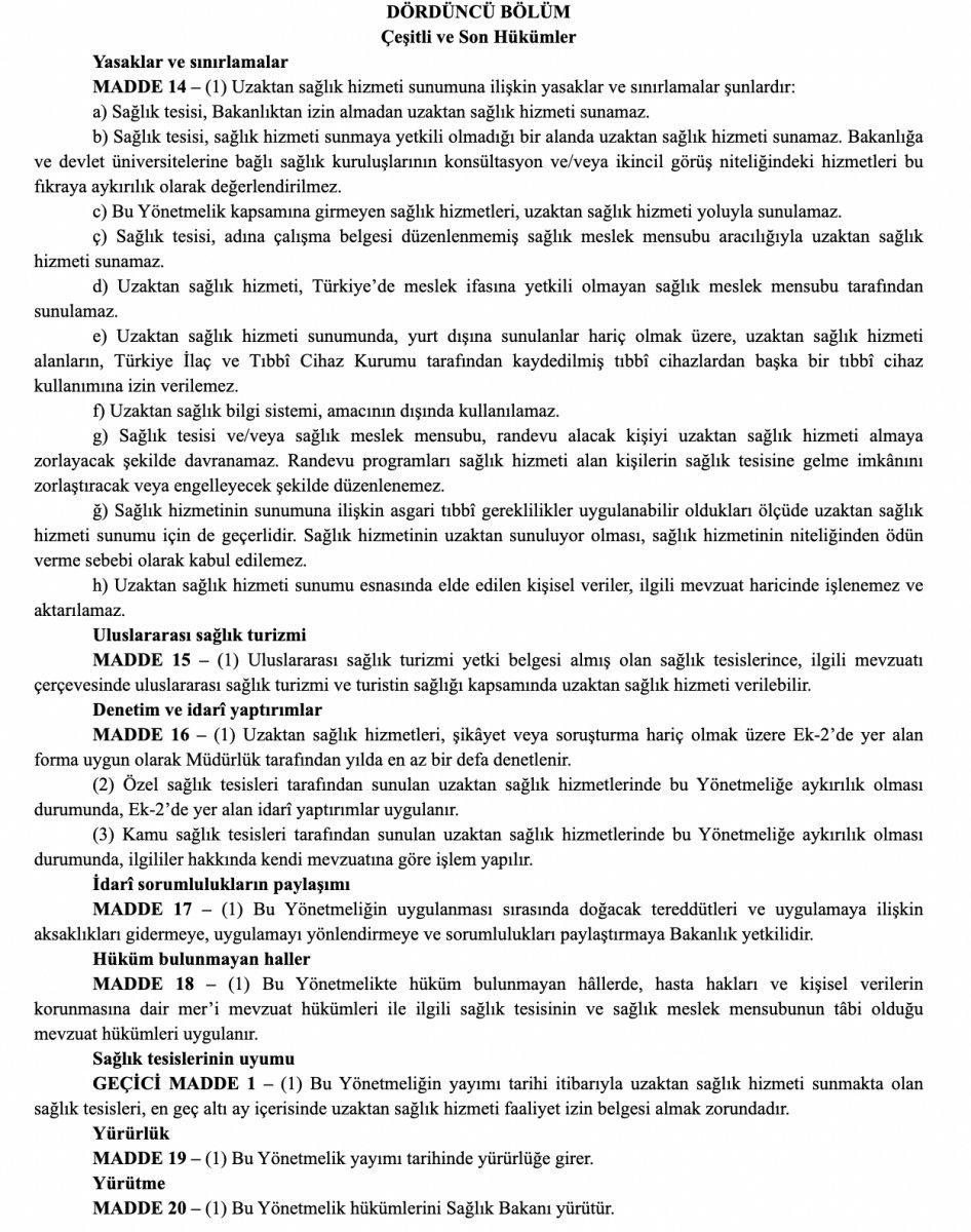 Şuayip Birinci'nden 'uzaktan sağlık hizmeti' değerlendirmesi