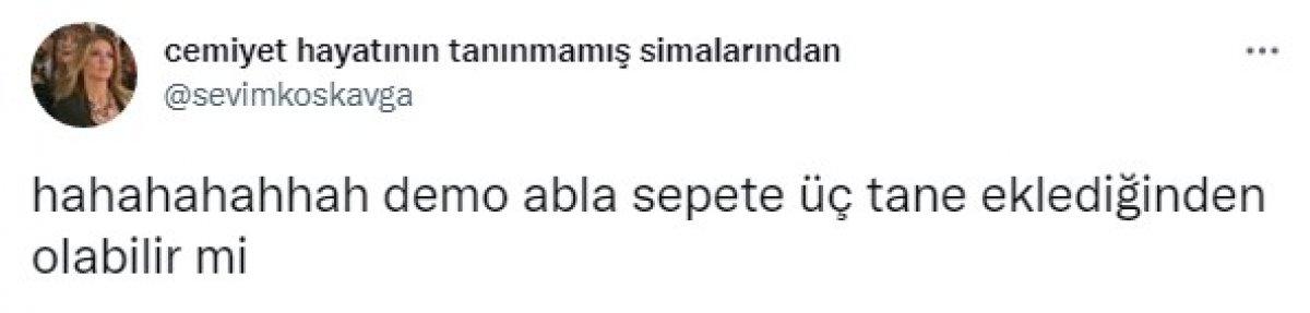 Demet Akalın'ın online alışveriş paylaşımı ti'ye alındı