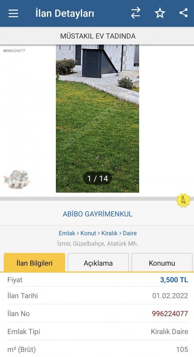 İzmir'de bir villanın bodrum katı için 3 bin 500 lira kira istediler