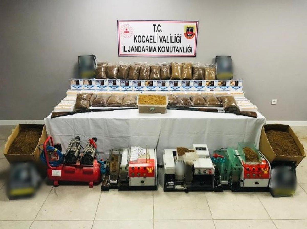 Kocaeli'de binlerce makaron ele geçirildi