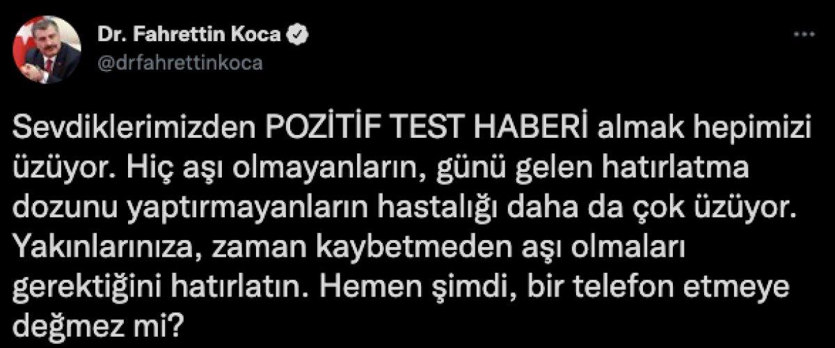 Fahrettin Koca'dan acil aşı çağrısı
