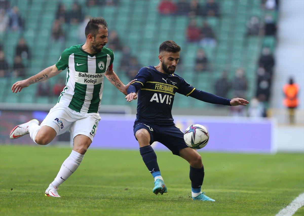 Fenerbahçe, Giresunspor'u 2 golle mağlup etti