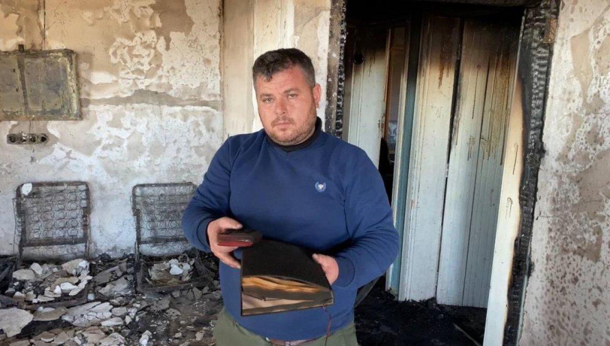 Adana'da yanan evde yalnızca 2 Kur'an-ı Kerim zarar görmedi