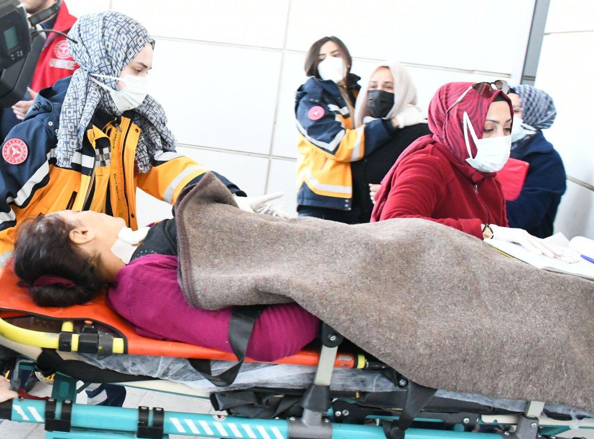 Aksaray'da kavga ettiği eşini 4 yerinden bıçakladı