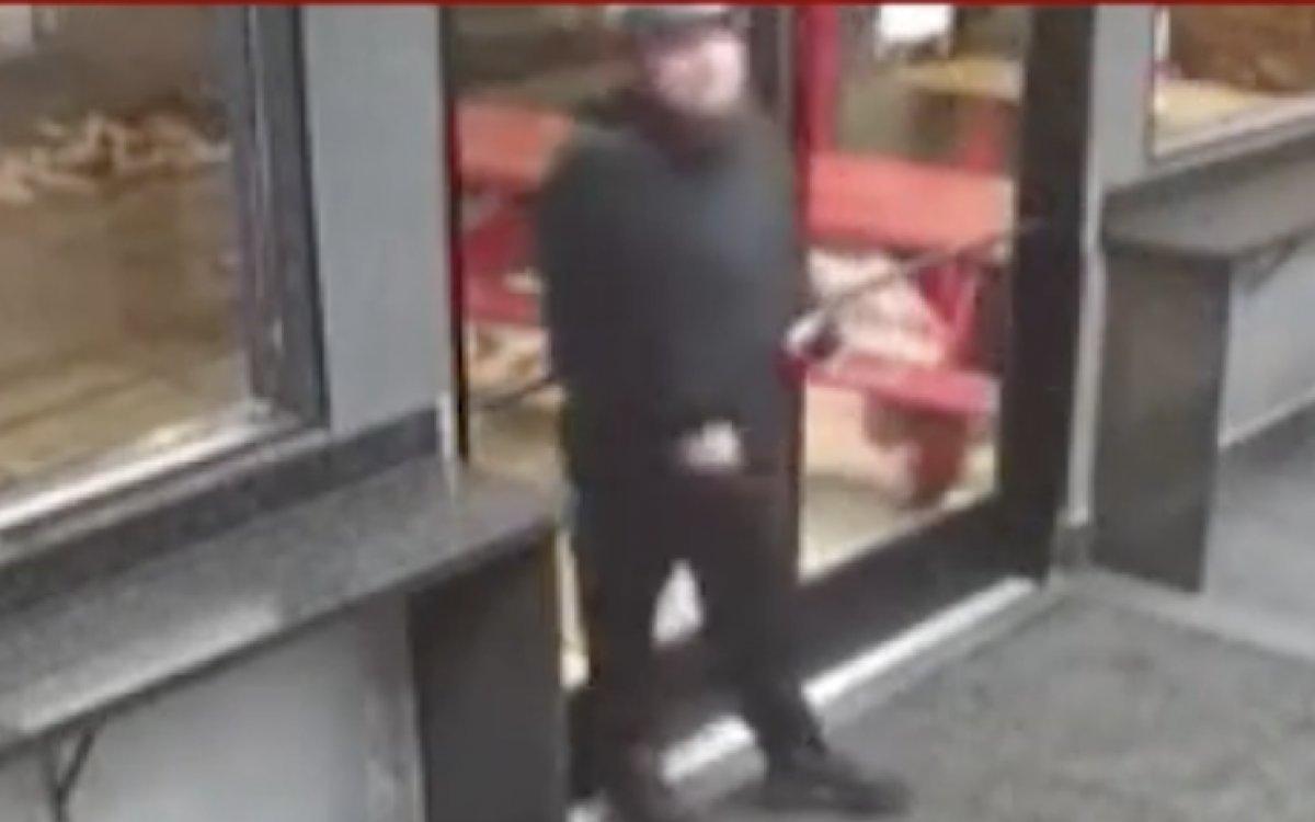 ABD'de restorana alınmayan maskesiz müşteri içeri tuğla fırlattı