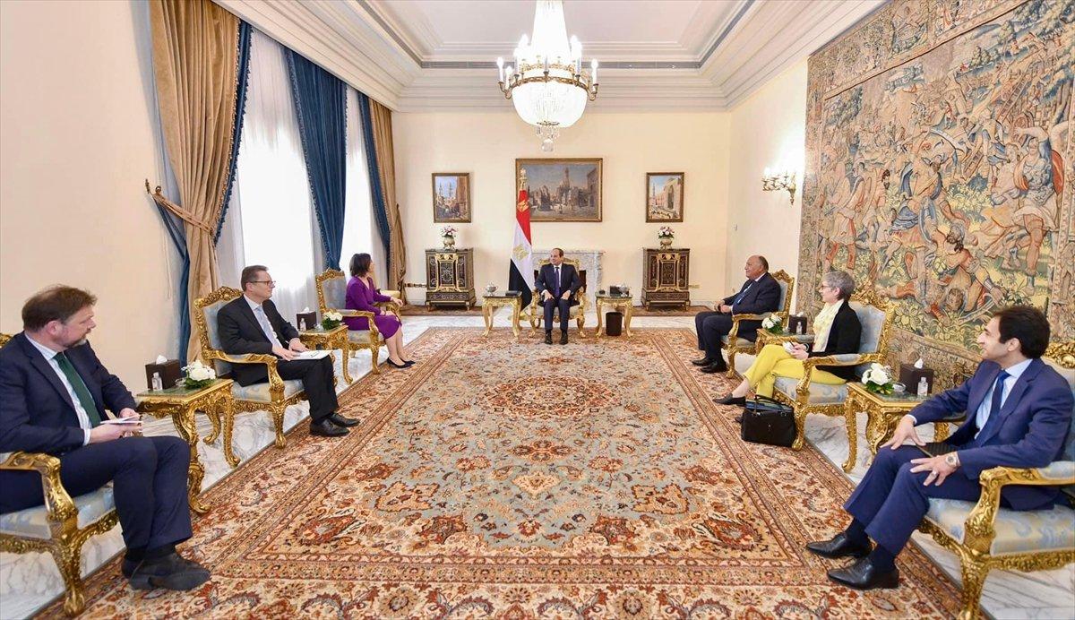 Mısır ile Almanya, Berlin Konferansı’ndaki kararların uygulanması konusunda anlaştı