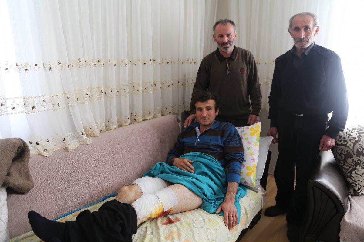 Artvin'de işitme engelliye ayı saldırdı