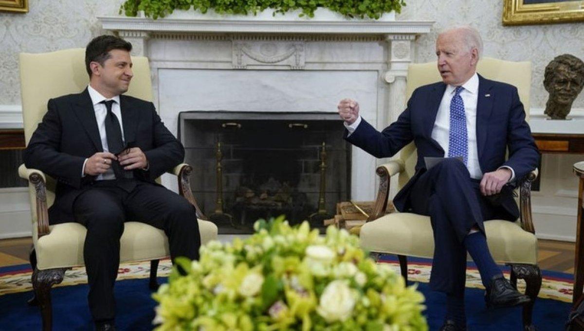 Biden ve Zelenskiy, Ukrayna-Rusya krizini görüştü