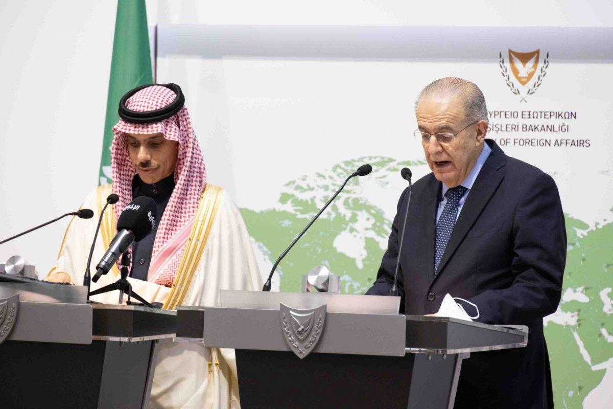 Suudi Arabistan Dışişleri Bakanı Al Suud'dan Kıbrıs Rum kesimine ziyaret