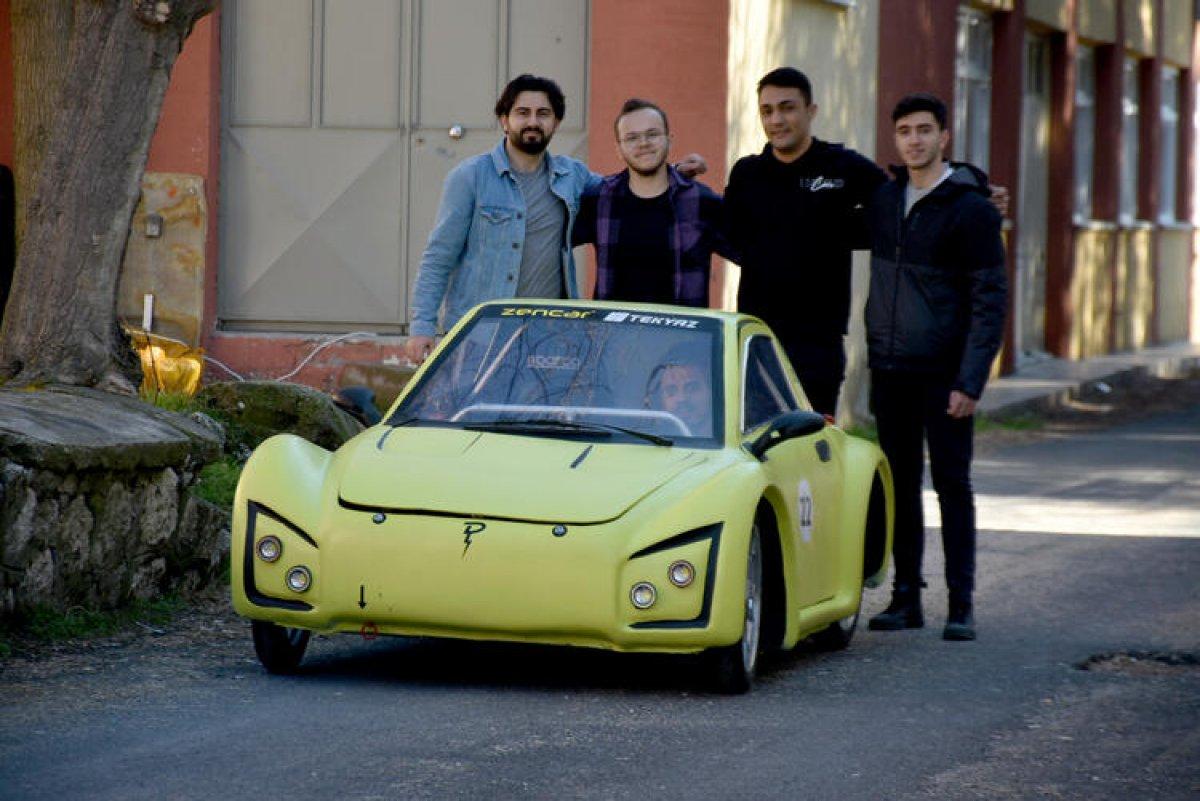 Trakya'da üniversiteli gençler 8 ayda elektrikli araç üretti