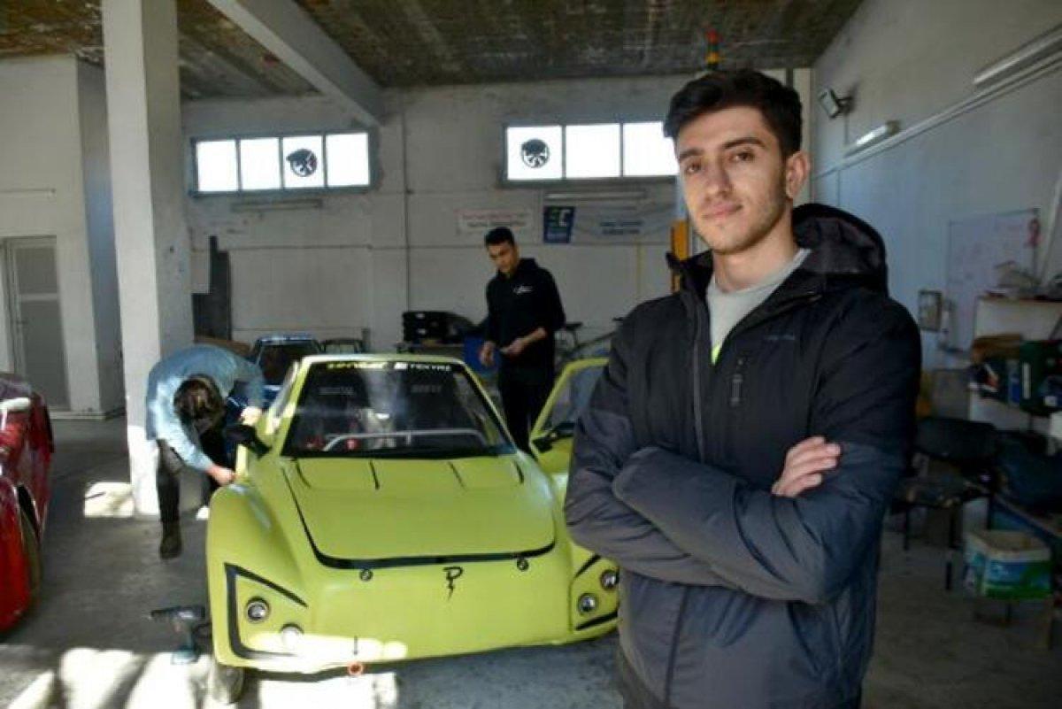 Trakya'da üniversiteli gençler 8 ayda elektrikli araç üretti