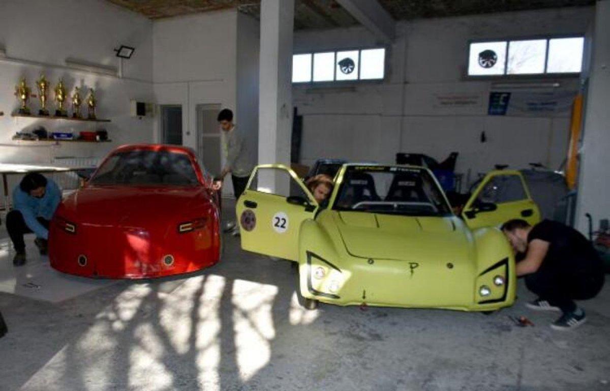 Trakya'da üniversiteli gençler 8 ayda elektrikli araç üretti