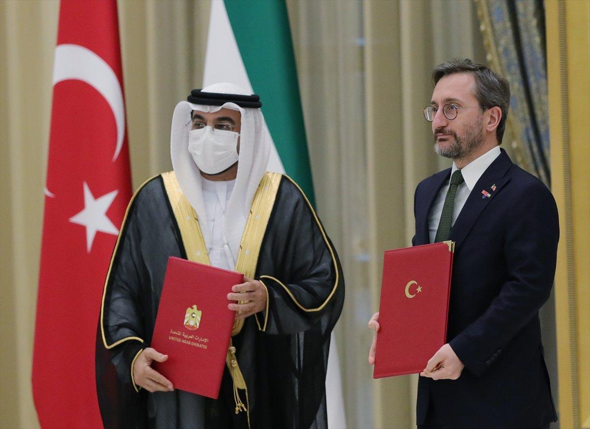 Türkiye-BAE arasında çeşitli alanlarda 13 anlaşma imzalandı