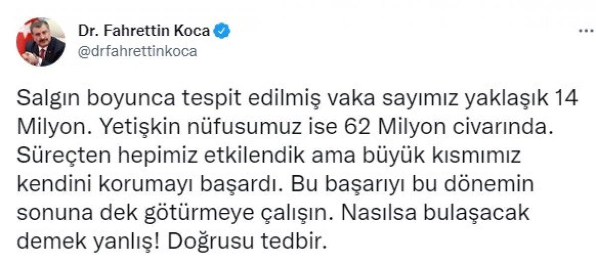 14 Şubat Türkiye'de koronavirüs tablosunda son durum