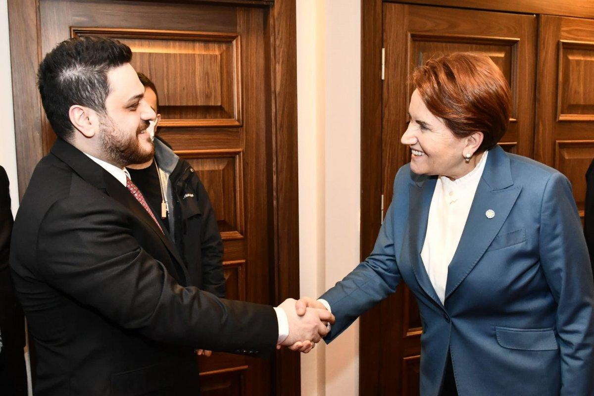 Hüseyin Baş'tan Meral Akşener'e ziyaret