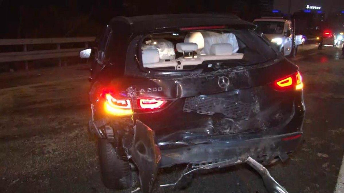 TEM Otoyolu'nda zincirleme kaza: 3 yaralı