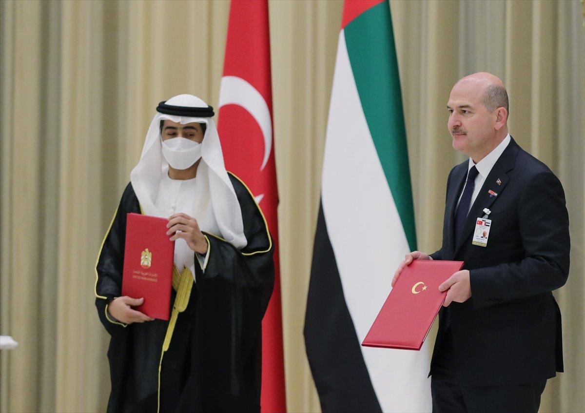 Türkiye-BAE arasında çeşitli alanlarda 13 anlaşma imzalandı