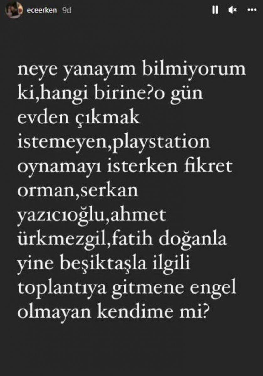 Ece Erken içini döktü