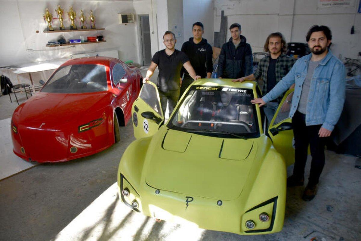 Trakya'da üniversiteli gençler 8 ayda elektrikli araç üretti