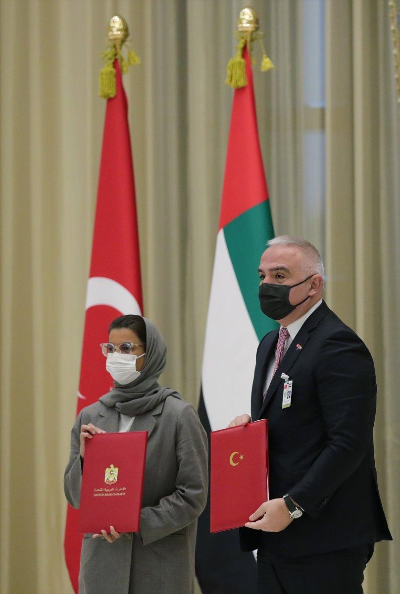 Türkiye-BAE arasında çeşitli alanlarda 13 anlaşma imzalandı
