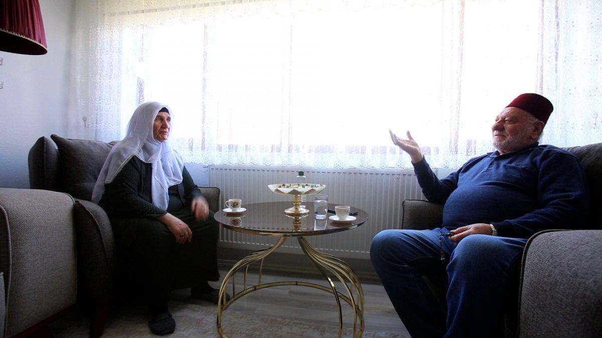 Gümüşhane'de 57 yıllık eşine günde 100 kez 'seni seviyorum' diyor