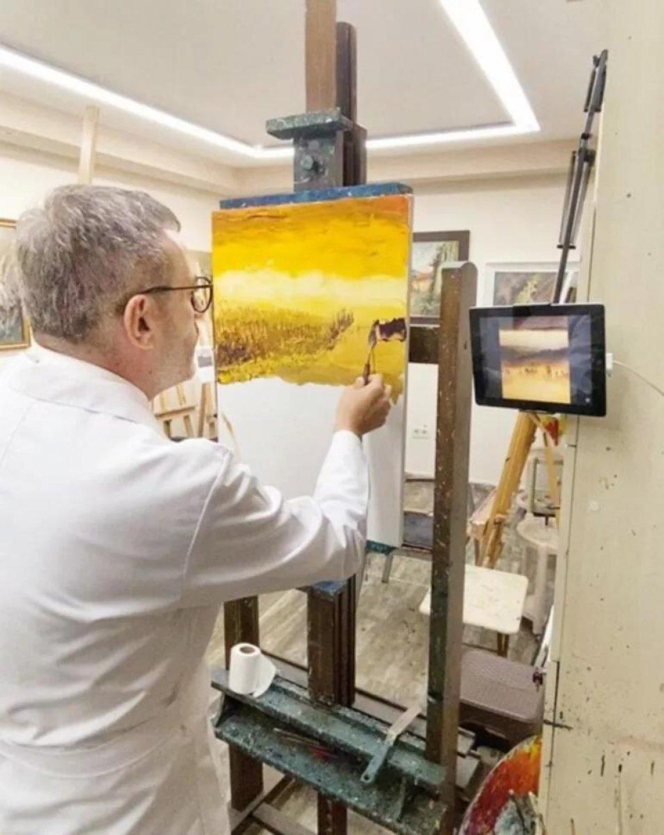 Mahir Ünal'ın resim merakı