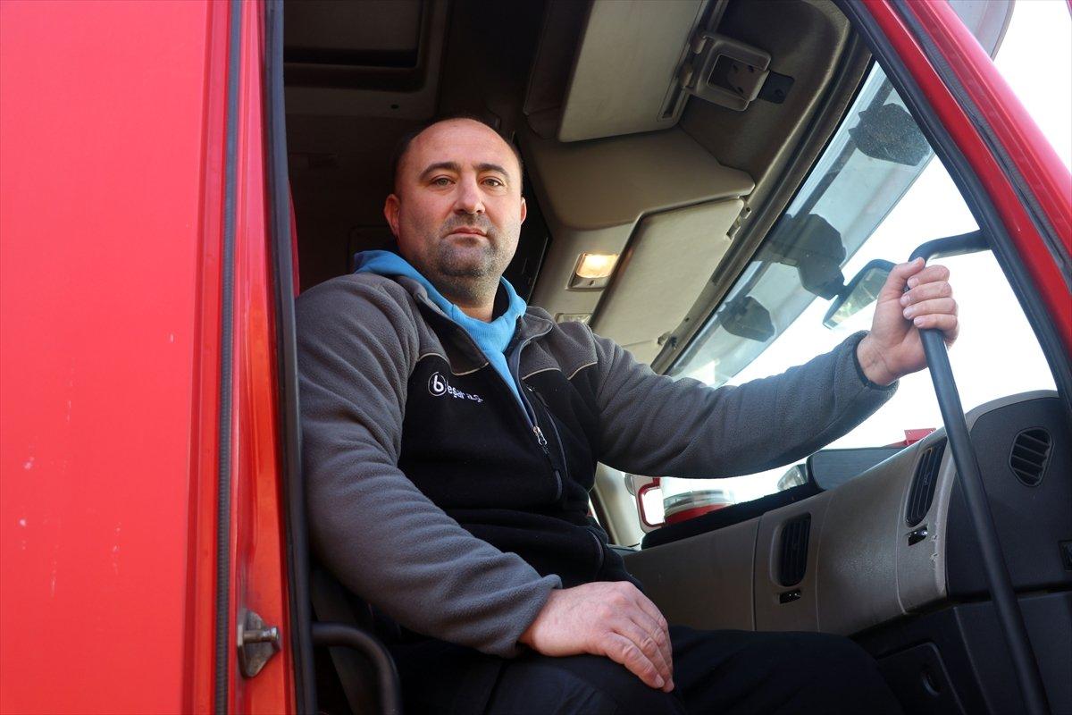 Hamzabeyli'de 10 kilometre tır kuyruğu oluştu