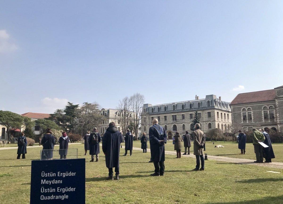 Boğaziçi Üniversitesi'nde eylemler sürüyor