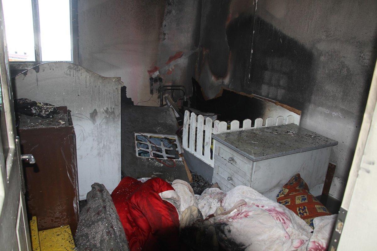 Manisa’da 3 yaşındaki ikizler yangında öldü