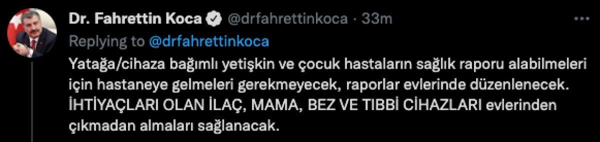 Fahrettin Koca: Uzaktan sağlık hizmeti pilot illerde başladı