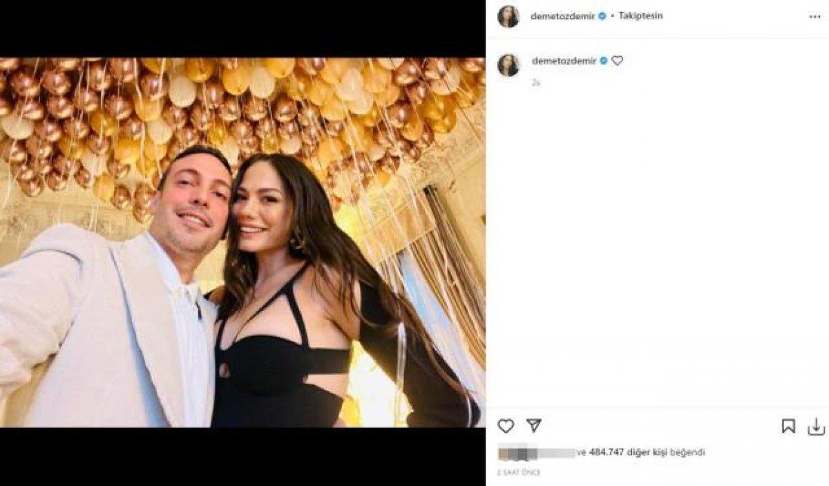 Demet Özdemir, 17 bin TL'lik elbise giydi