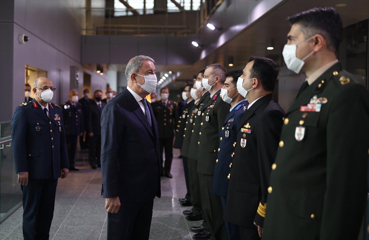 Hulusi Akar, NATO Karargahı'nda