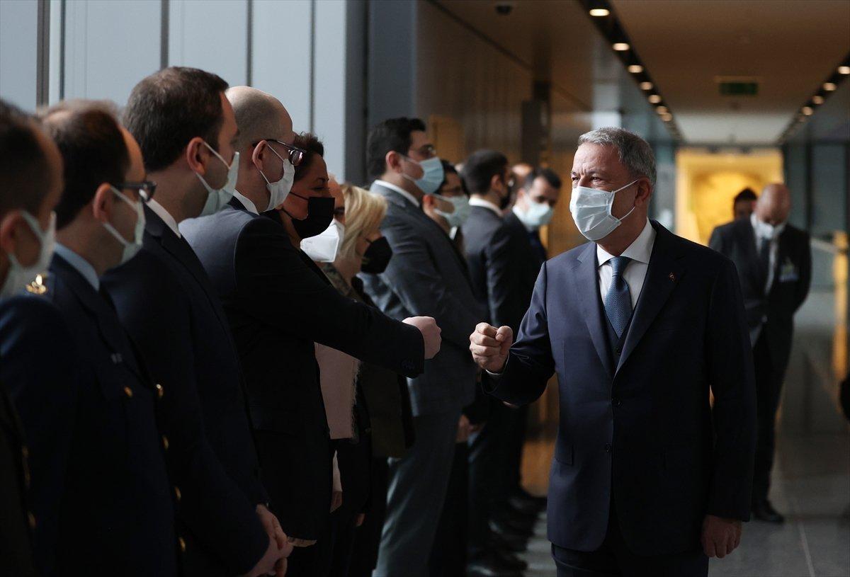 Hulusi Akar, NATO Karargahı'nda