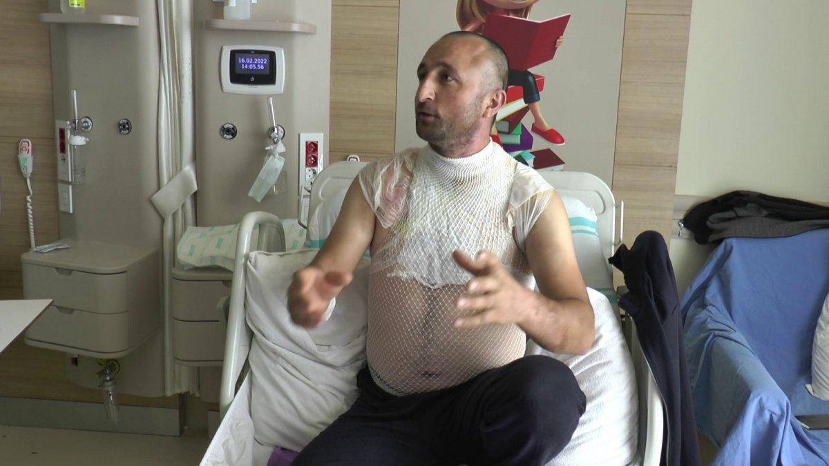 Erzurum'da banyo yapan adam kaynar suyla kendini yaktı